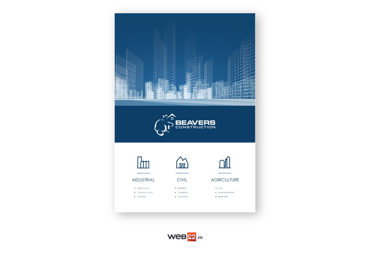 Graphic design - Company presentation catalog