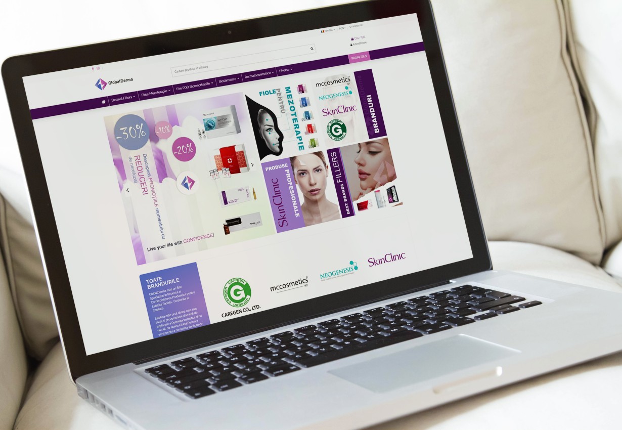 Web applications - Online cosmetics store