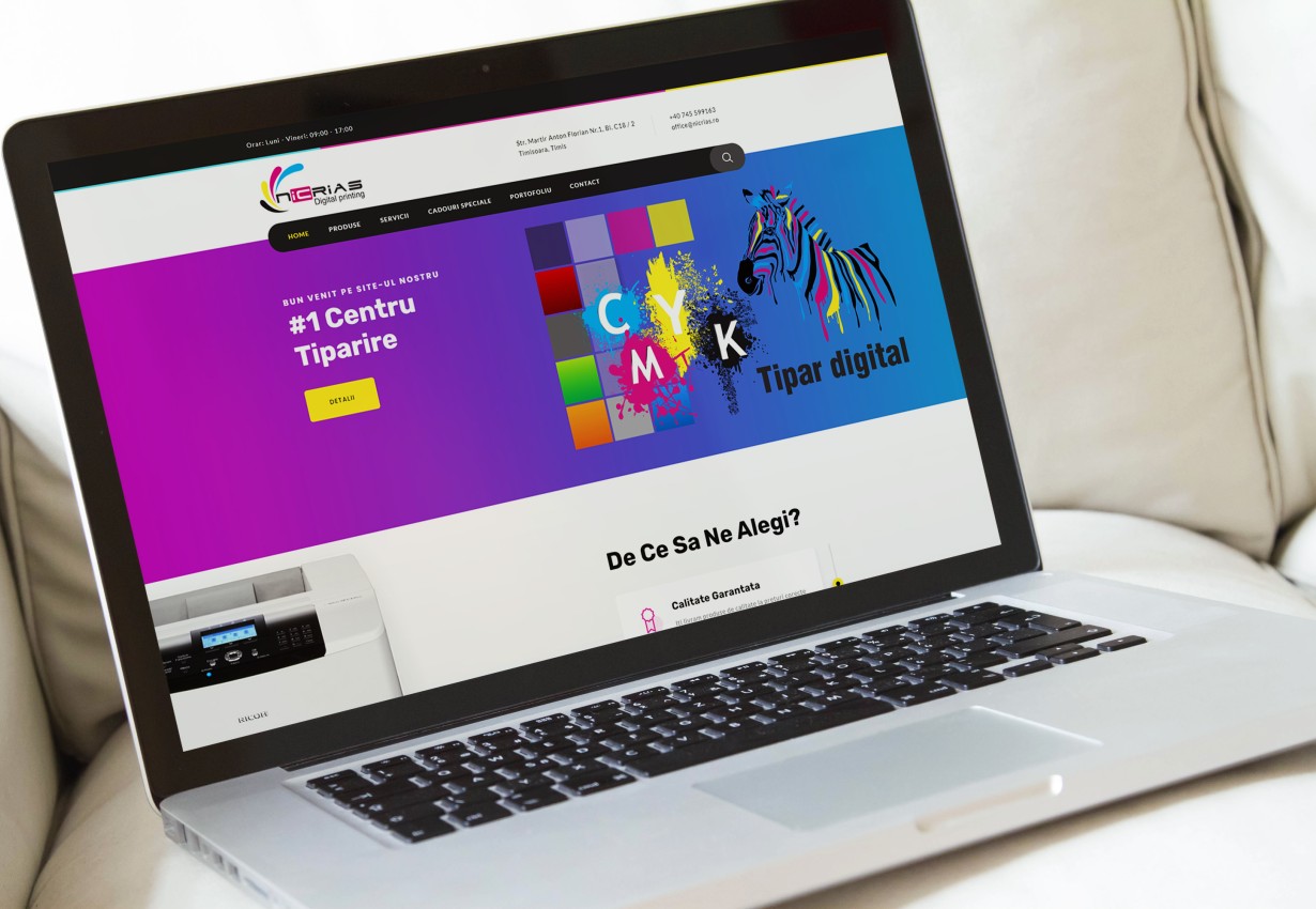 Web applications - Print services presentation website