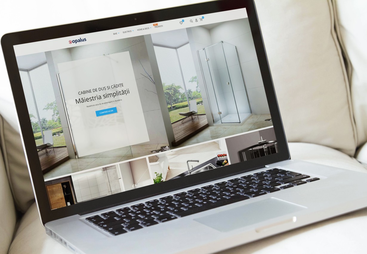 Web applications - Online bathroom items store