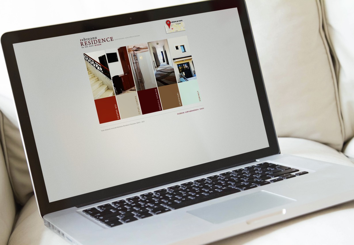 Web applications - Accommodation services presentation website