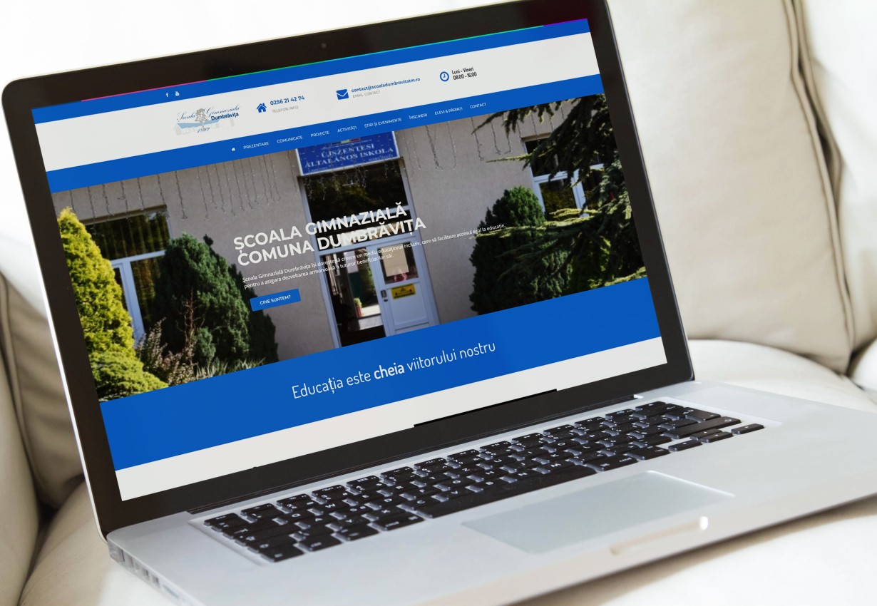 Web applications - School institution presentation website