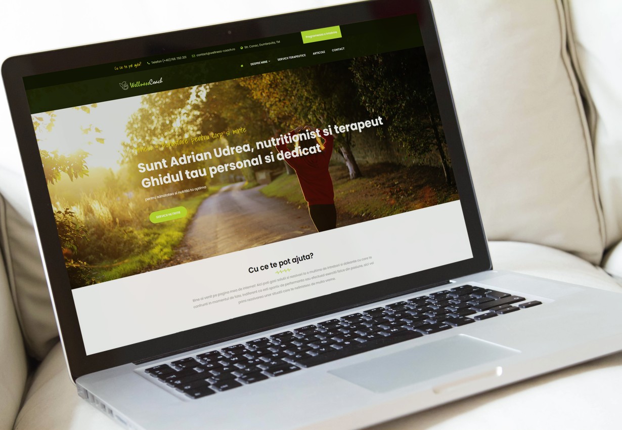 Web applications - Nutritionist presentation website